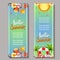 Hello summer vertical banner