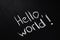 Hello, world!