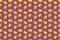 Helloween orange pumpkin pattern on purple background. abstract watercolor mosaic