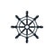 helm ship icon hipster symbol