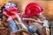 Helmet safety for the lumberjack and other objects for his protection and his work.