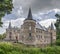 Helmond castle under a cloudy sky