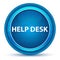 Help Desk Eyeball Blue Round Button