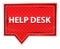 Help Desk misty rose pink banner button