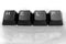 IT HELP, Four Keyboard keys with reflection on White Glass