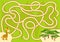 Help giraffe back to the forest. Maze game for kids