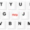 Help keyboard button.