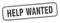 help wanted stamp. help wanted square grunge sign.