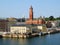 Helsingborg Harbor, Breathtaking View Seen from the Ferry, Helsingborg, Sweden