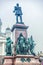 Helsinki cathedral and monument to Alexander II, Finland