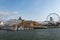 Helsinki Ferris Wheel and the open air pool