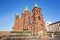 Helsinki. Finland. Church of St. John. Church in the Gothic style