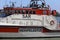 Helsinki, Finland. Ferry boat in the seaport