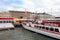 Helsinki, Finland. Ferry boats in the seaport