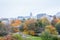 Helsinki, Finland. Kallio district cityscape at autumn