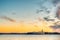 Helsinki, Finland. Panorama Panoramic View Of Suomenlinna Church In Fortress Of Suomenlinna Or Sveaborg And Partially