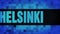 HELSINKI Front Text Scrolling LED Wall Pannel Display Sign Board