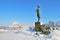 Helsinki. South Harbour Quay in winter