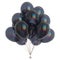 Heluim balloons black party decoration colorful dark