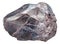 Hematite rock iron ore, haematite isolated