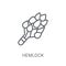 Hemlock icon. Trendy Hemlock logo concept on white background fr