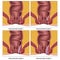 Hemorrhoids grade anatomy education info graphic on white background