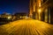 Henderson\'s Wharf at night, on the waterfront in Fells Point, Ba