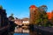 Henkerbrucke Romantic medieval bridge in Nuremberg