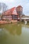 The Henkersteg, also Langer Steg, is a wooden footbridge over the Pegnitz in Nuremberg, Germany