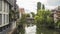 The Henkersteg, or Langer Steg, is a wooden footbridge over the Pegnitz river, Nuremberg