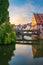 Henkersteg in Nuremberg, Germany on the Pegnitz River