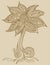 Henna doodle Tree vector