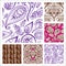 Henna tattoo mehndi flower doodle ornamental decorative indian design seamless pattern paisley arabesque embellishment