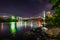 The Hennepin Bridge in downtown Minneapolis