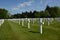 HENRI-CHAPELLE, BELGIUM - MAY 2016. Military Cemetery and Memorial