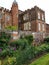 Henry 8th Hampton Court Palace rear garden wall view