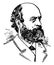 Henry George vintage illustration