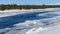 Henrys Fork Snake River Idaho Scenic Landscape in Winter