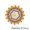 Hepatitis B virus particle structure