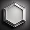 heptagon with seven corners background for cosmetic products, mock up pedestal AI generation