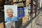 Her Majesty of United Kingdom Elizabeth II photostory book on display at bookstore window