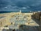 HERAKLION, GREECE - November, 2017: panoramic view of the old Venetian Fortress in Heraklion at sun set, Crete