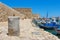 Heraklion harbour and castle. Crete, Greece