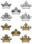 Heraldic crowns