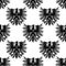 Heraldic eagles seamless pattern background