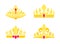 Heraldic Royal Symbols of Power. Gorgeous Crowns