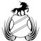 Heraldry unicorn coat of arms winged crest tattoo