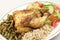 Herb Roasted Cornish Hen with Rice