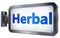 Herbal on billboard