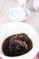 Herbal black chicken soup